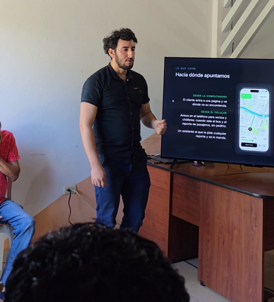 Demostración de la aplicación móvil de Capinita